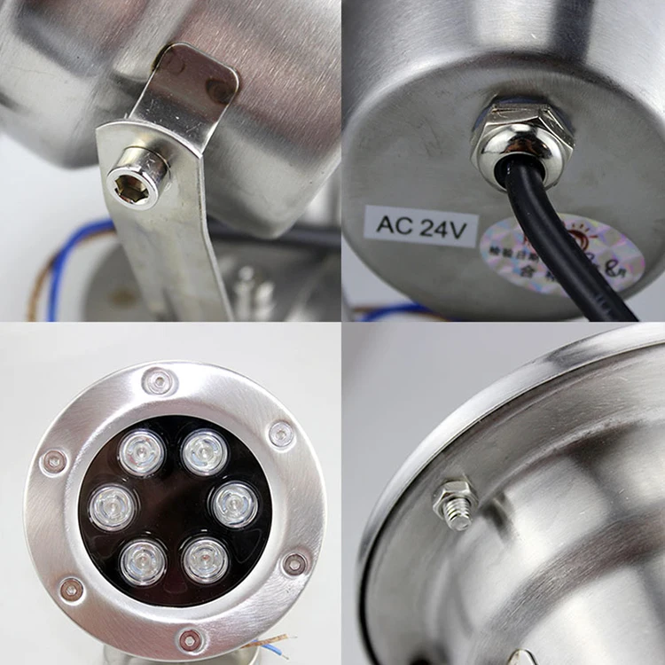 Factory Direct Selling Stainless Steel Outdoor Swimming Pool Underwater Led Light