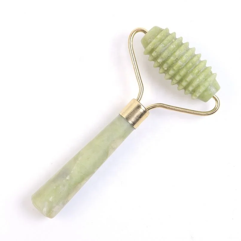 Упражнения для термообработки, антивозрастной массажер, розовый кварц для Нефритового ролика с бесшумным дизайном