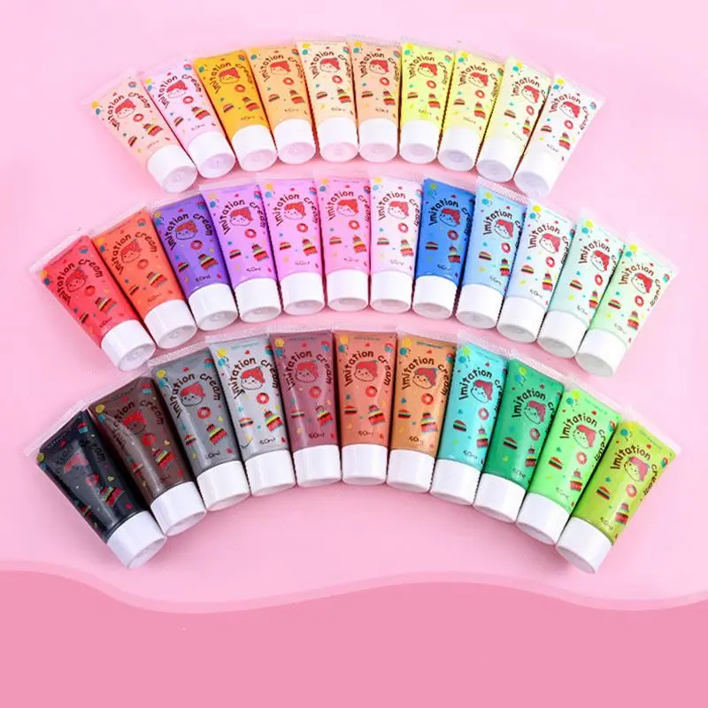 2024 hot sell Wholesale Factory Direct Sales Diy Manual Material Antifreeze Simulation Cream Glue For Phone Case Decoration