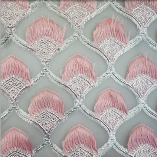  Премиум американский стиль Роскошная jacquart_fabric_sprets цветы ткань парча