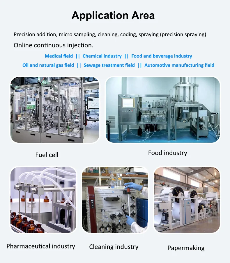 High Pressure Valveless Ceramic Metering Plunger Pump for Filling Machine