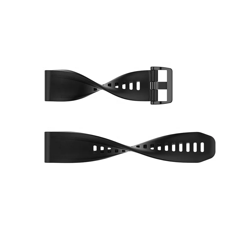 20MM Fashion Style Durable Silicone Wristband Smart Watchband Wrist band Strap Rubber Vertical Wave For Garmin Watch Series