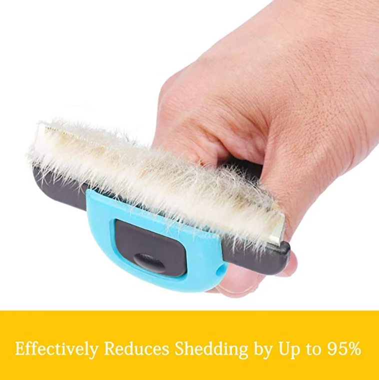 Free  Shipping Professional Deshedding Tool Effectively Reduces Shedding by up to 95% Dogs and Cats Pet Grooming Brush Comb