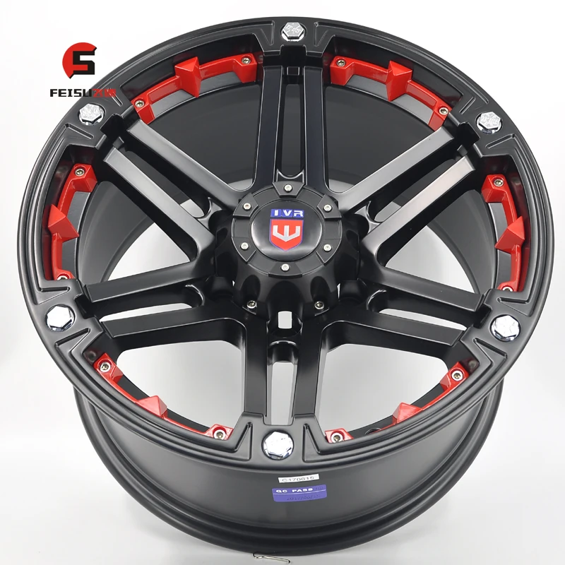 FS665 hilux  mags 4x4 car alloy wheels rims for pickup off-road truck