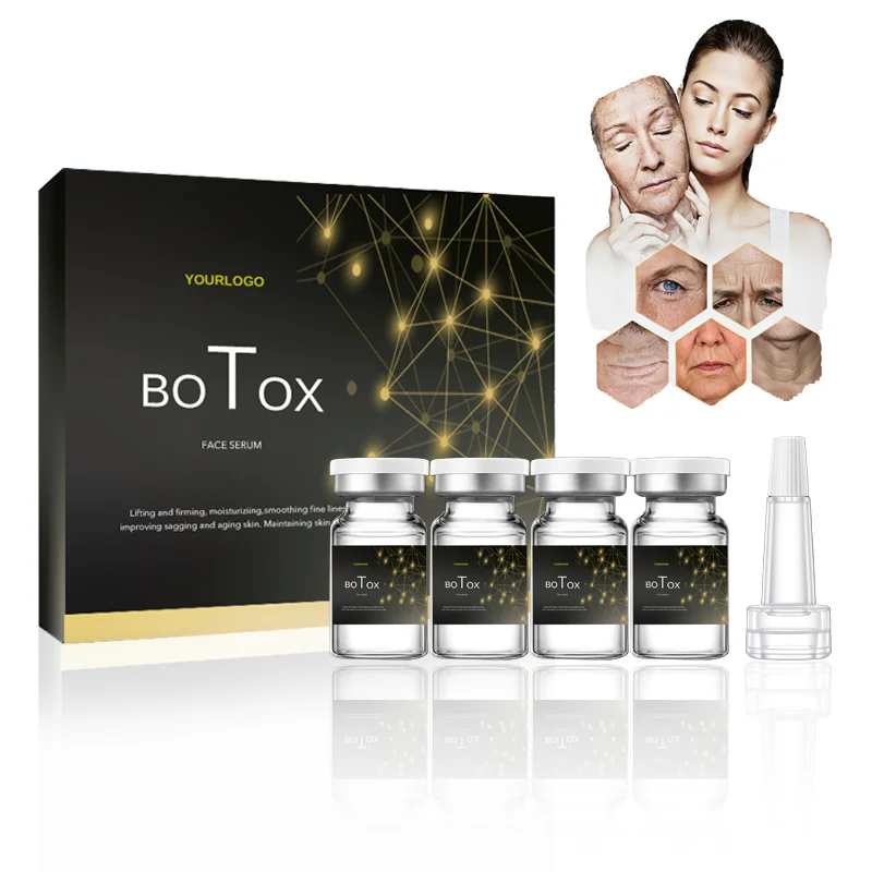 Free Private label Remove wrinkles skincare lifting Face Anti-Aging Firming Botoxin facial serum