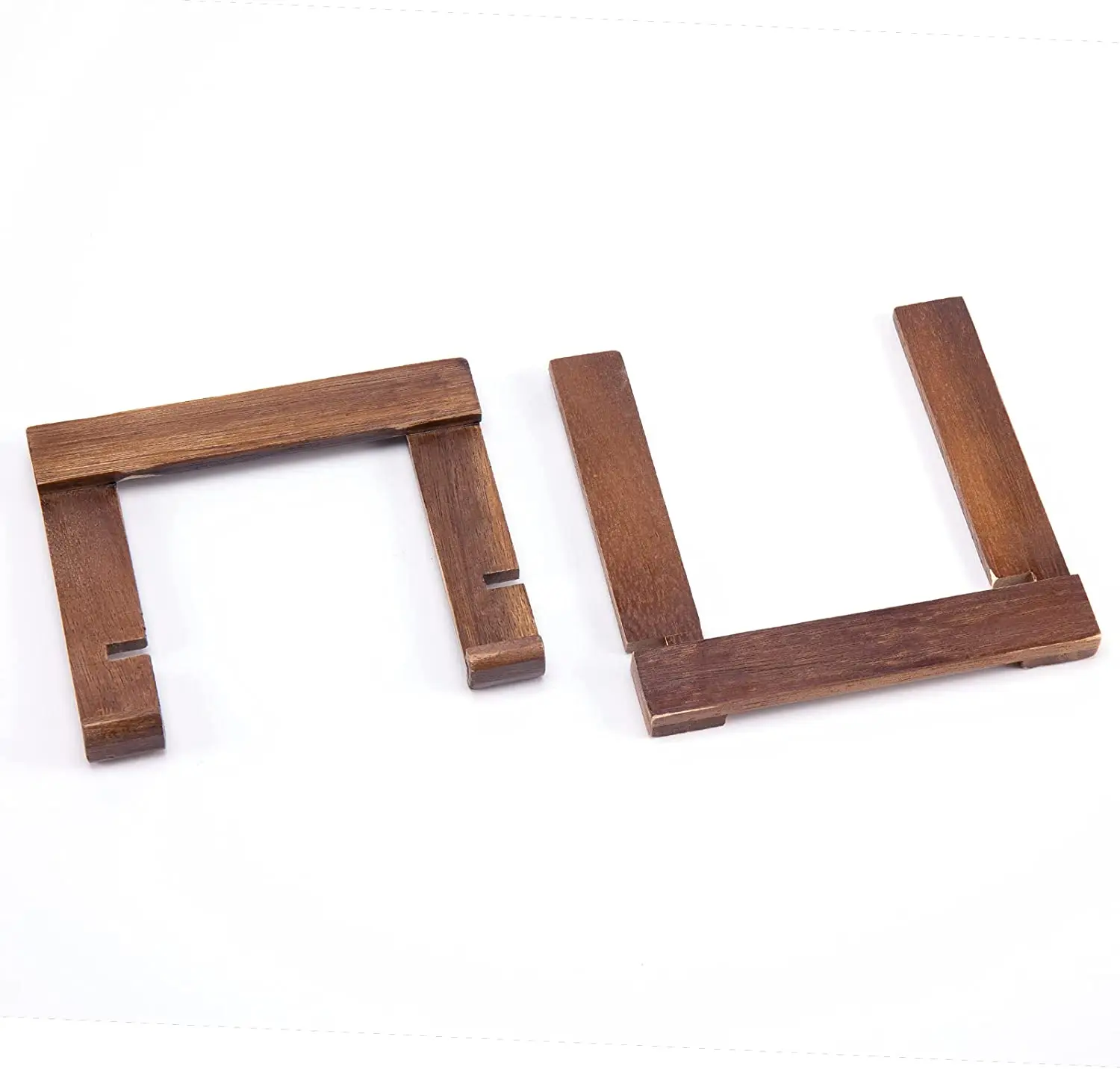 Easels Picture Frame Stand for Card Pictures Photo Decorative Plates ArtworkWooden Display Stand Plate Holder