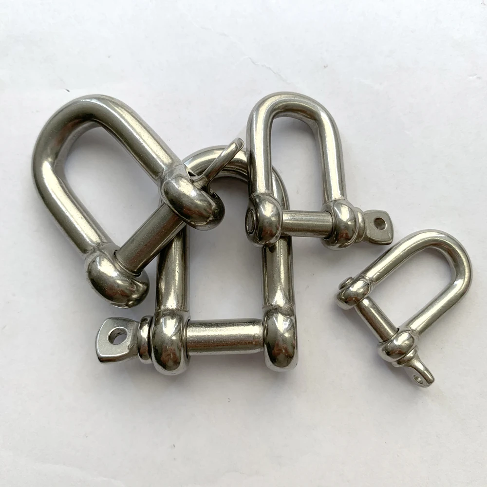 High quality rigging hardware shackle Stainless Steel D Shackle