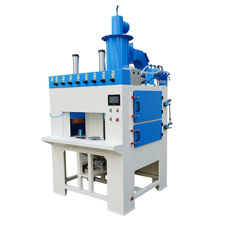 Turntable Type Automatic Sand Blasting Machine for Glass Bottle