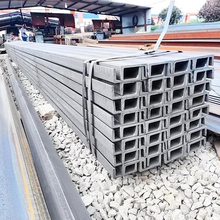 Factory Wholesale DIN EN10025 S235J2G3 S235J2G4 aluminum galvanized  Hot rolled Channel steel For Transportation