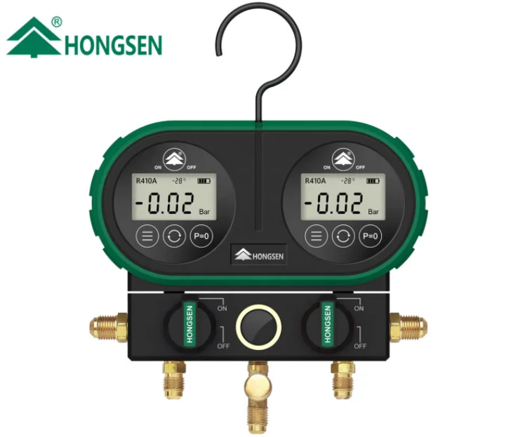 HONGSEN  Single A/C Refrigeration Manifold Pressure Gauge Set  HS-468AL/AH