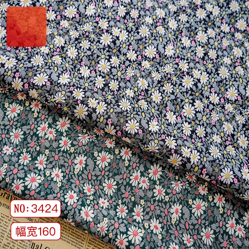 Brocade Jacquard Good Quality Metallic Yarn-Dyed Fabric for Fashion Dress