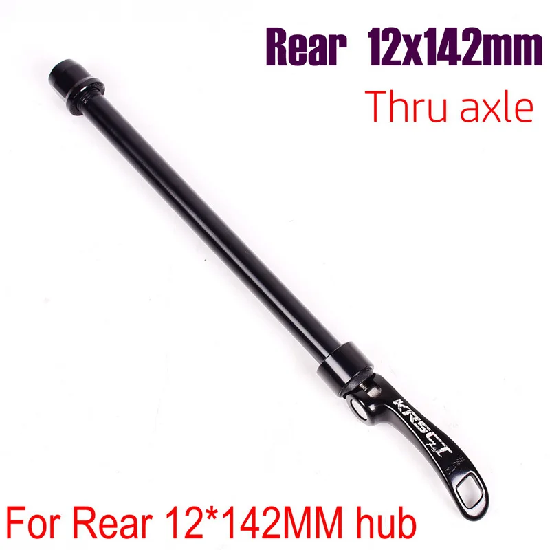 road mountain bike front fork axle fat bicycle thru quick release Aluminum alloy mountain skewers front 12*142mm bike parts