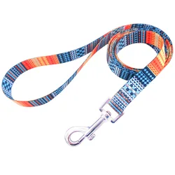 Cute Dog Leash, Sturdy Printed Floral Pattern Girl Pet Leashes for Walking Training Puppy Leash for Small, Medium and Large Dogs