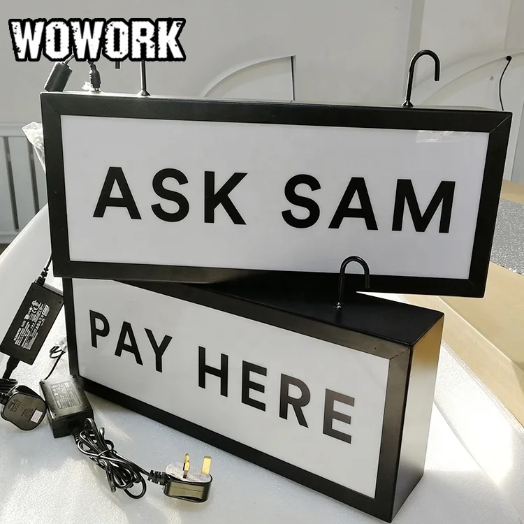 WOWORK светодиодный наружный водонепроницаемый большой световой короб для кинотеатра вывеска с маркировочной подсветкой