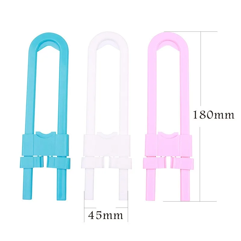 Multi Function Baby Safety High Quality U-Shaped For Cabinet Adjustable Safety Door Lock To Protect Kids