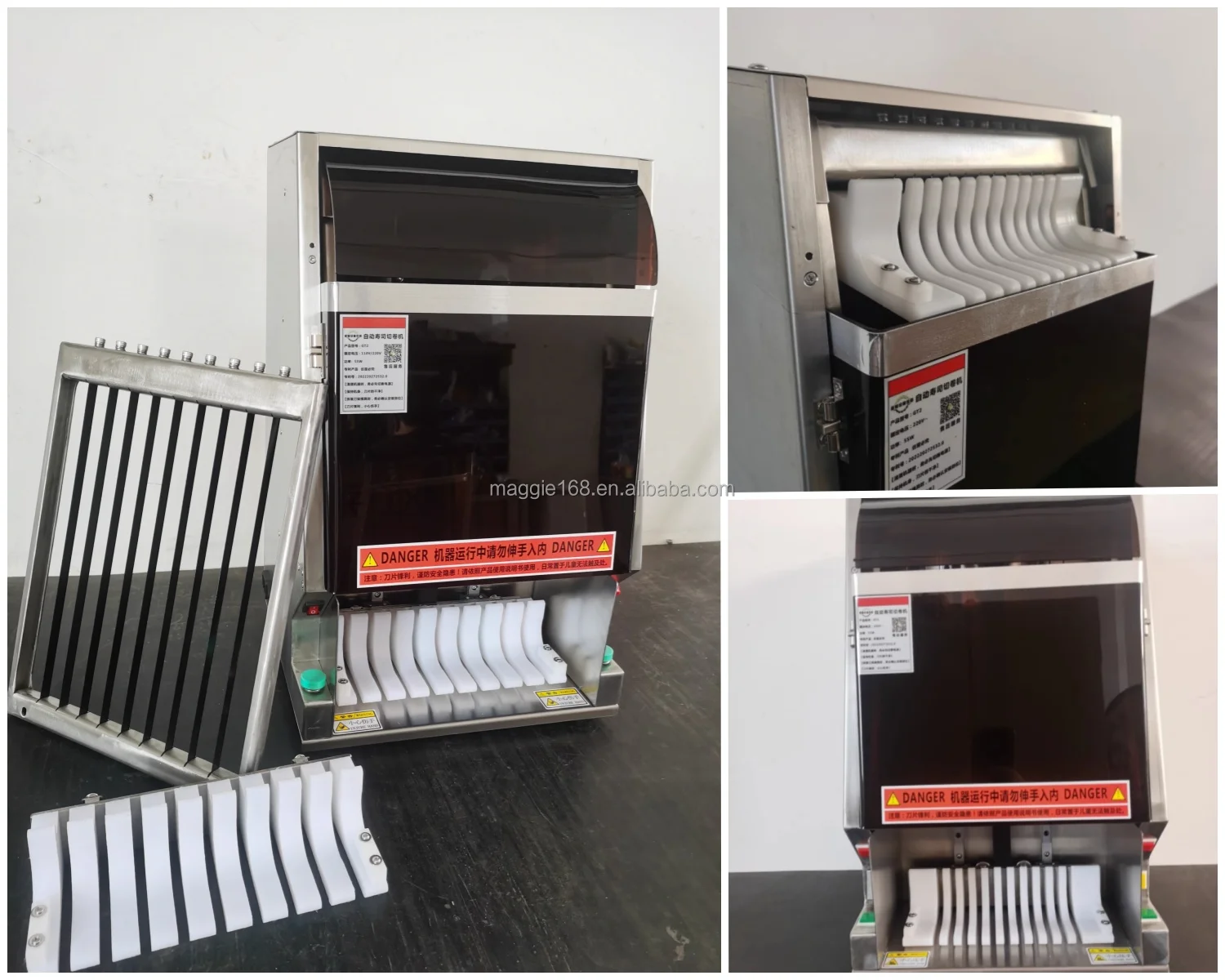 Sushi Slicing Machine Cutter Maker Sushi Roll Cutting Machine For Cutting Straight Roll/Reverse Roll