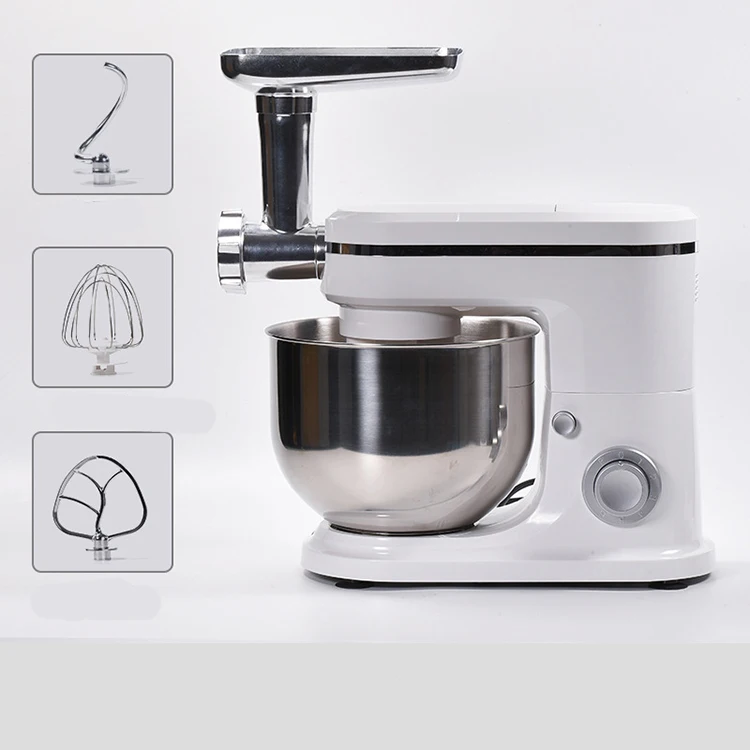 Household oem 6.5l cake dough food processing machine intelligent multi-functional vertical stand foods mixer
