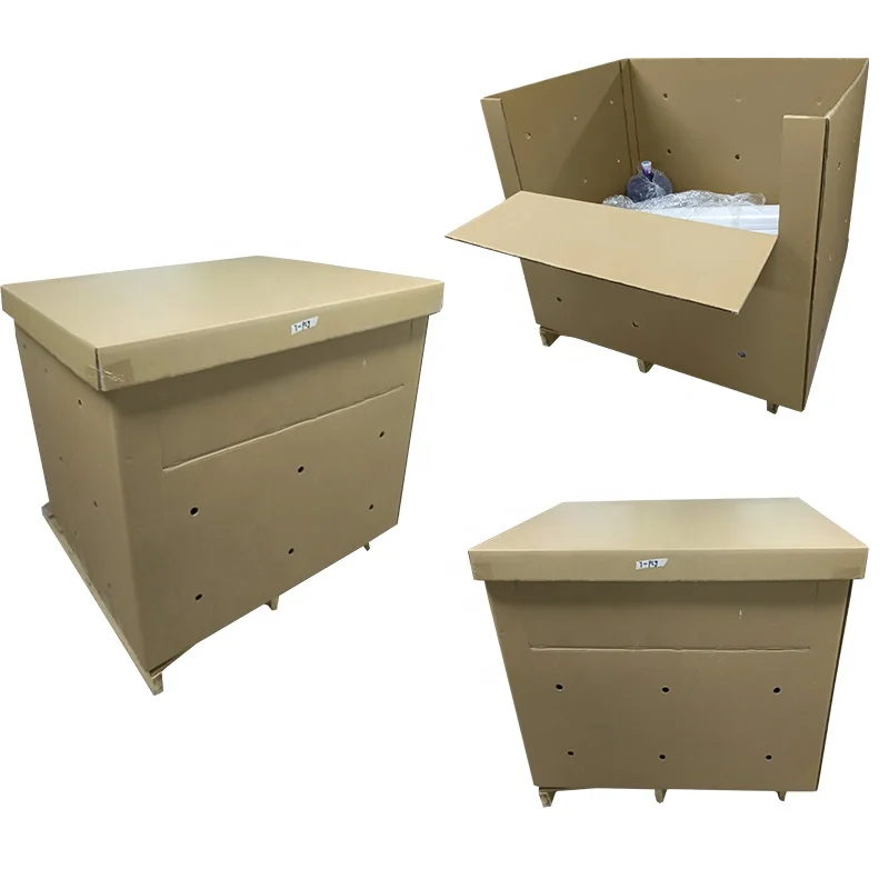 Подгонянные сверхмощные картонные коробки для поддонов сильные большие гофрированные картонные упаковочные коробки