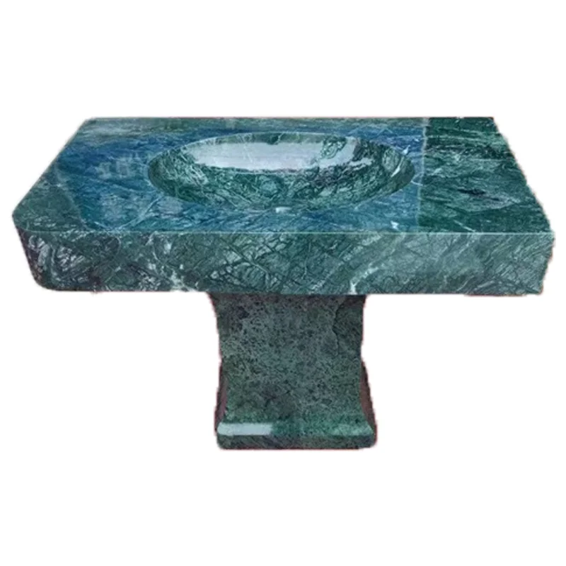 Мраморная раковина из зеленого мрамора