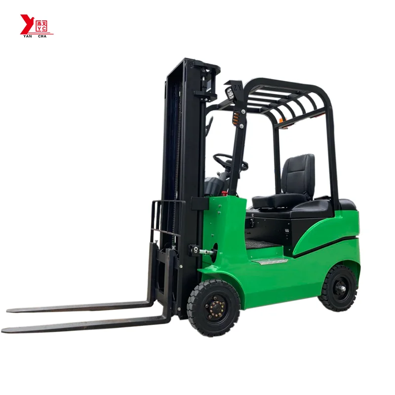 2 Ton Four Wheel Electric Forklift Truck stacker pallet jack CE