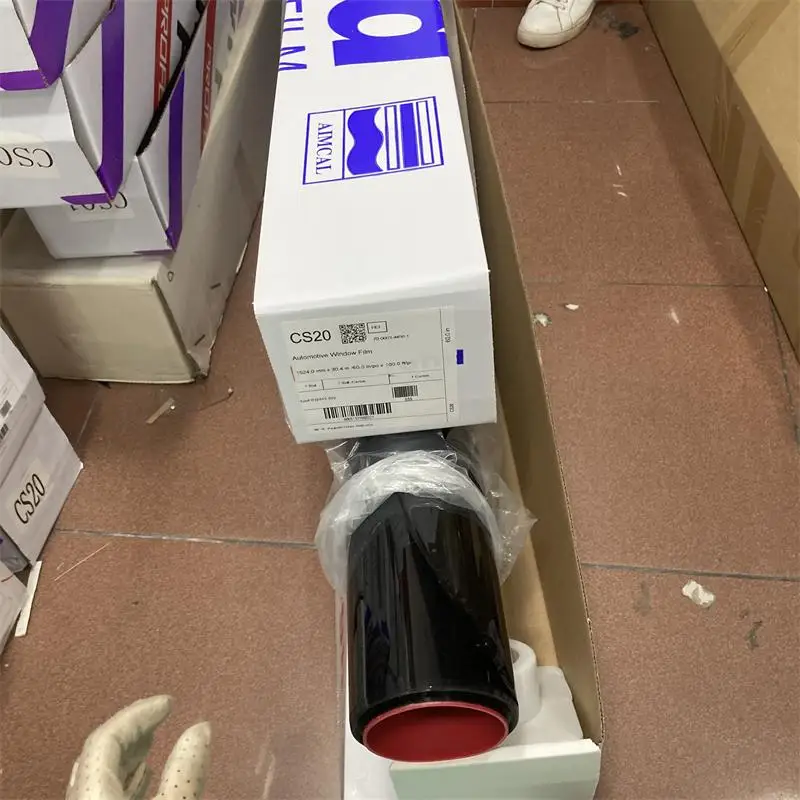 Car Parts Window Glass Tint Black VLT 5% CS05 Nano Carbon Film Self Adhesive 1.52*30M Heat Reject Solar Control Film