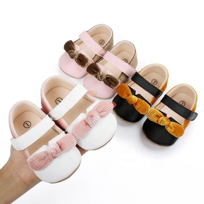 EVERTOP new arrival outdoor comfortable soft sole PU leather baby shoes baby princess shoes
