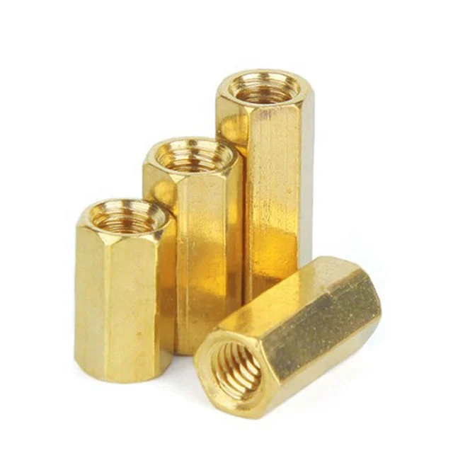 M2 M2.5 M3 M4 M5 M6 Double Pass Copper Pillar Thread Hollow Hexagon Pillars Copper Stud Bolt