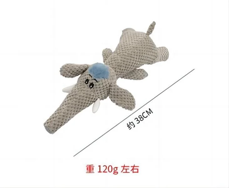 Interactive Squeaky Plush Dog Toy Sustainable Tug and Chew Toy for Pets