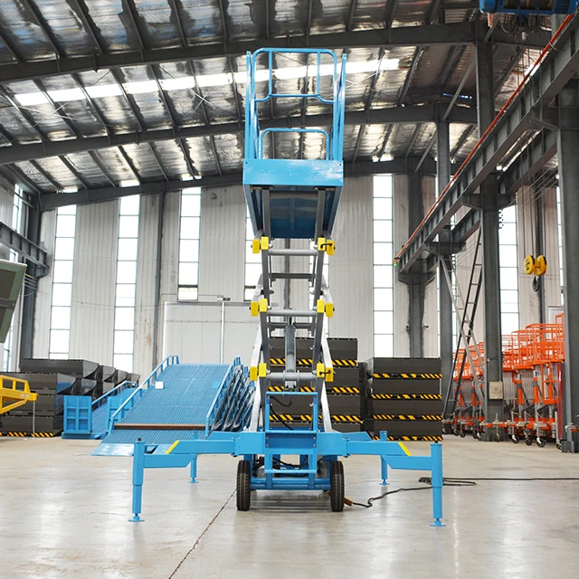 Мобильный ножничный подъемник Qiyun Kinglift выгодная цена 8 м 500 кг гидравлический используемый на заводе складах гостиницах аэропортах