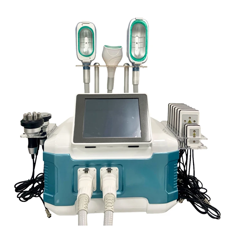 Portable Cryo Slimming Fat Freezing Machine 40K Cavitation RF Lipo Laser 360 Cryo Slimming Machine Face Lift Device