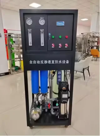 Automatic 500L per hour industrial reverse osmosis systeml underground drinking water purification treatment machinery