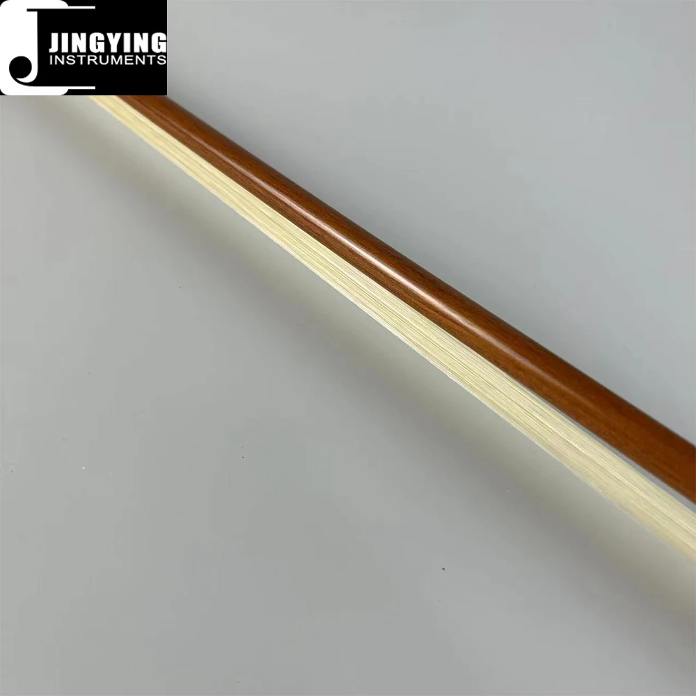 2025 Jingying Music Violin Accessories,High-end Authentic Brazilian Logwood Violin Bow Performance Grade Professional Violin Bow