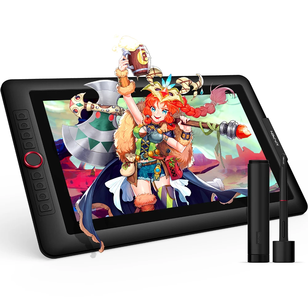 
15,6 дюймов XP-PEN Artist15.6 Pro батареи-Бесплатная ручка графический планшет для рисования монитор интеррактивная плоская панель дисплея 