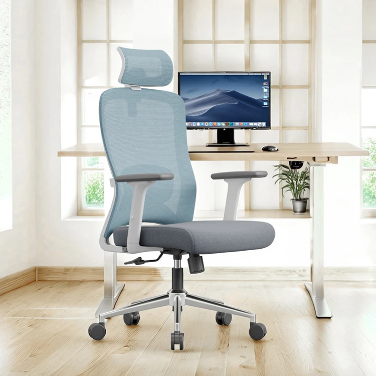 China modern sillas de oficina mesh white office chair cheap chair for office high back computer chair with back support