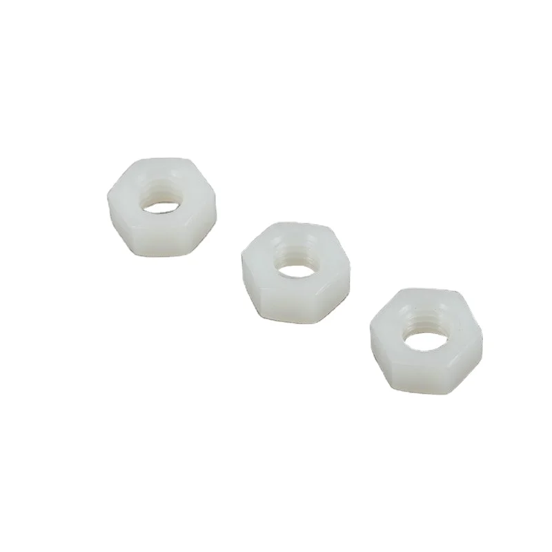 Nylon Hexagonal Nut M3 Thread M3 Nut with Hex Head for Mining and Healthcare Applications