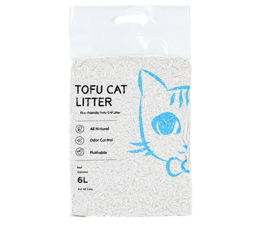 Wholesale Cat Litter Mixed Green Tea Bamboo Charcoal Taste Deodorization Tofu Cat Litter Bulk