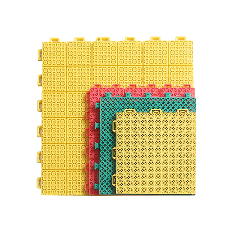 Хорошее качество нескользящая подвесная плитка коврик собранный спортивный пол из