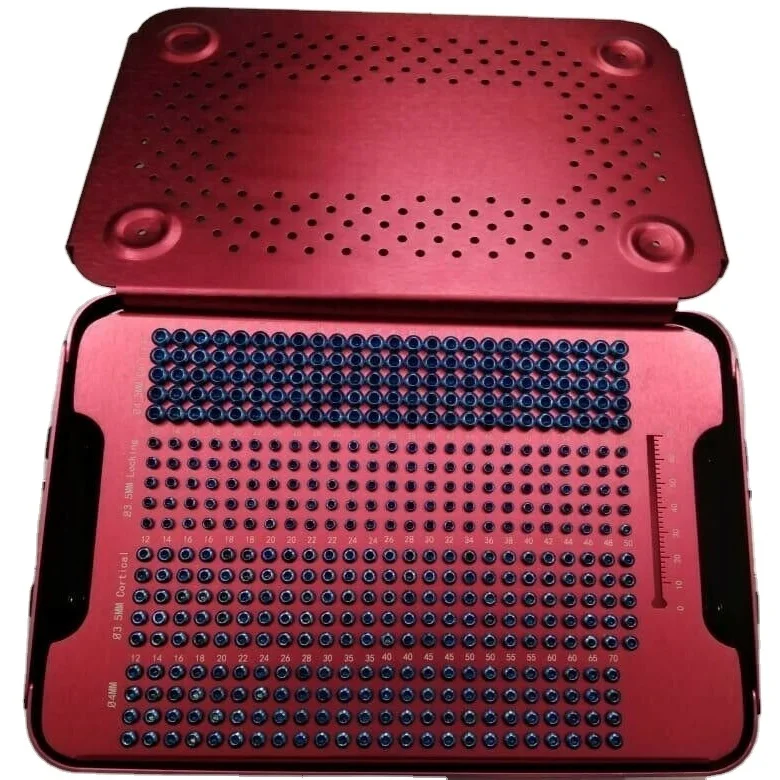 
Cortical Screw 3.5mm,4.5mm/locking 3.5mm/cancellous 4.0mm Titanium With Steel Box 