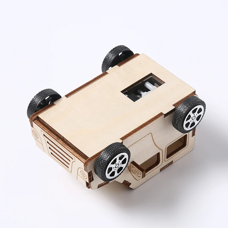 High quality Wooden Puzzle 3d Easy Wooden Assembled Car Craft DIY toy 3d wooden puzzle truck