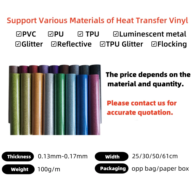 Custom Logo 3D Sticky HTV PU PVC TPU  Thick Flex Printing Sublimation Vinyl Stickers Heat Transfer For Clothes Letter