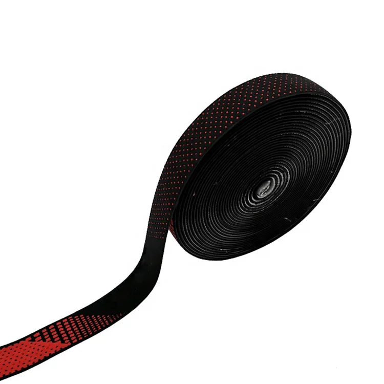 Hight Quality Non-slip Silicone  Headlight Elastic Tape Webbing