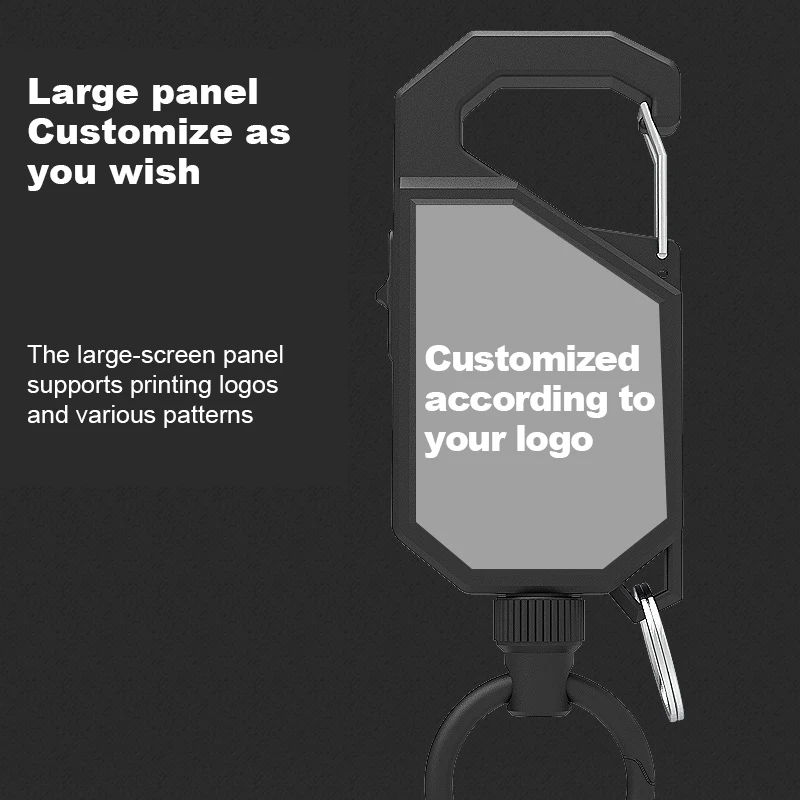 Easy-Pull Retractable Suspension Fastener Micropin Rod Slide Line Outdoor Sports Fishing Accessories-Ski Pass ID Badge Holder