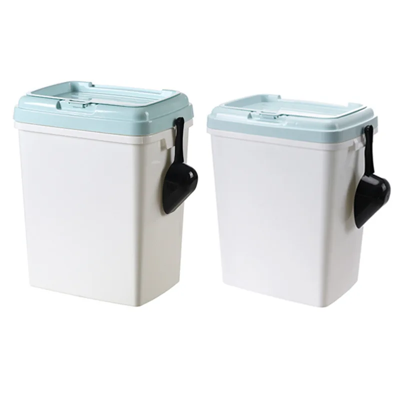 Large Capacity Dog Feeders Sealed Food Storage Bucket Moistureproof Pet Food Container Home Rice Storage Boxes & Bins