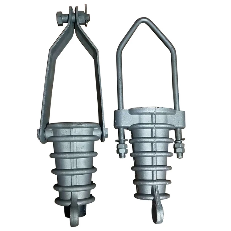 Good selling strain tension anchor clamps wedge type suspension cable overhead line ADSS aluminium ABC anchoring clamp