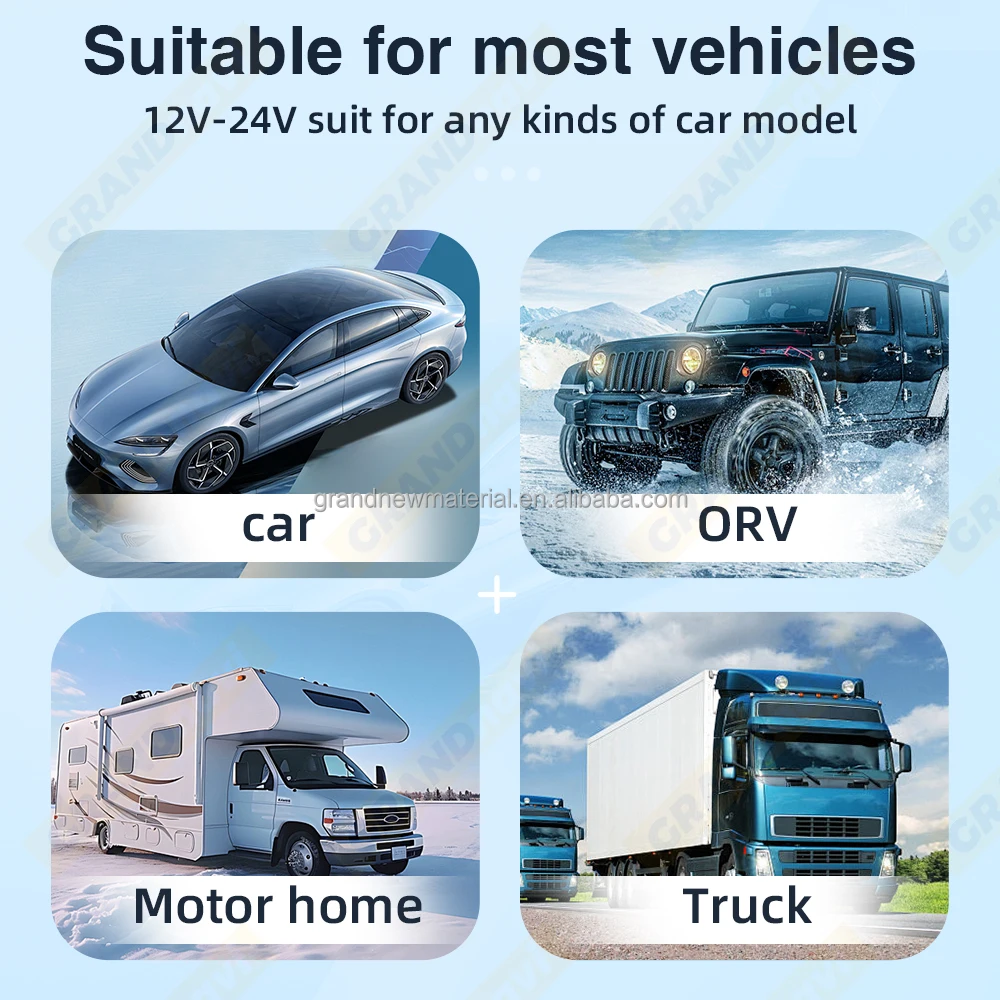 GRANDnavi Universal 11.3 inch Portable Navigation Device Dash Cam Wireless Carplay Android Auto BT Wifi Dual Len Video Recorder