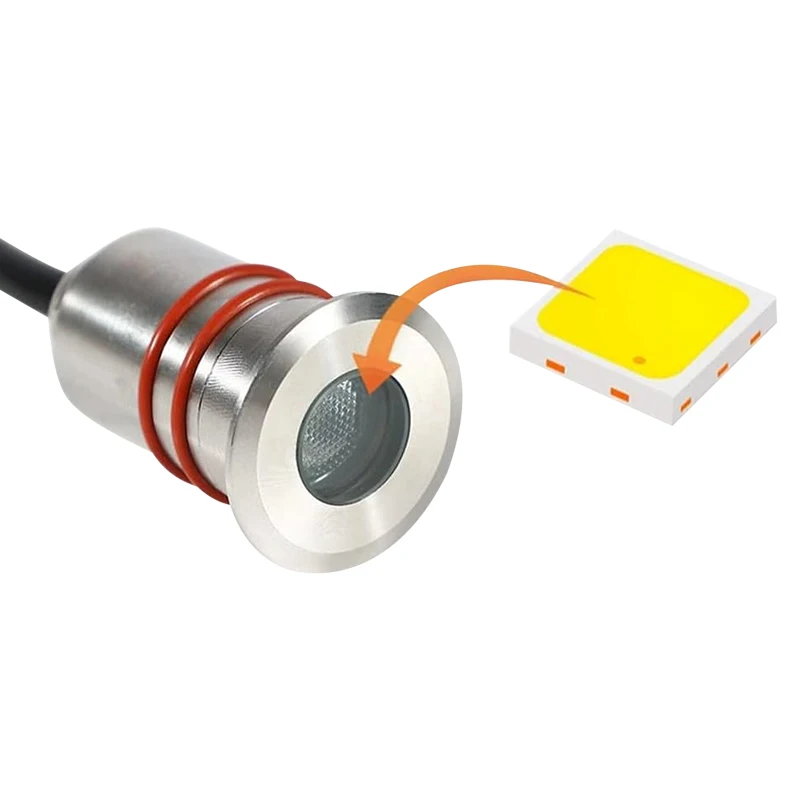 Waterproof Outdoor Underground Light Floor Recessed Deck Inground Spotlight Landscape Ground Buried Lamp