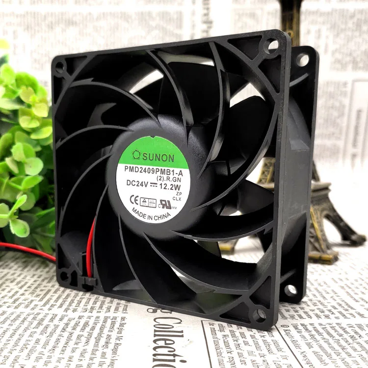 Pmd2409pmb1-a 9038 24v 12.2w 9cm Schneider Atv71 Frequency Converter Fan Cooling Fan