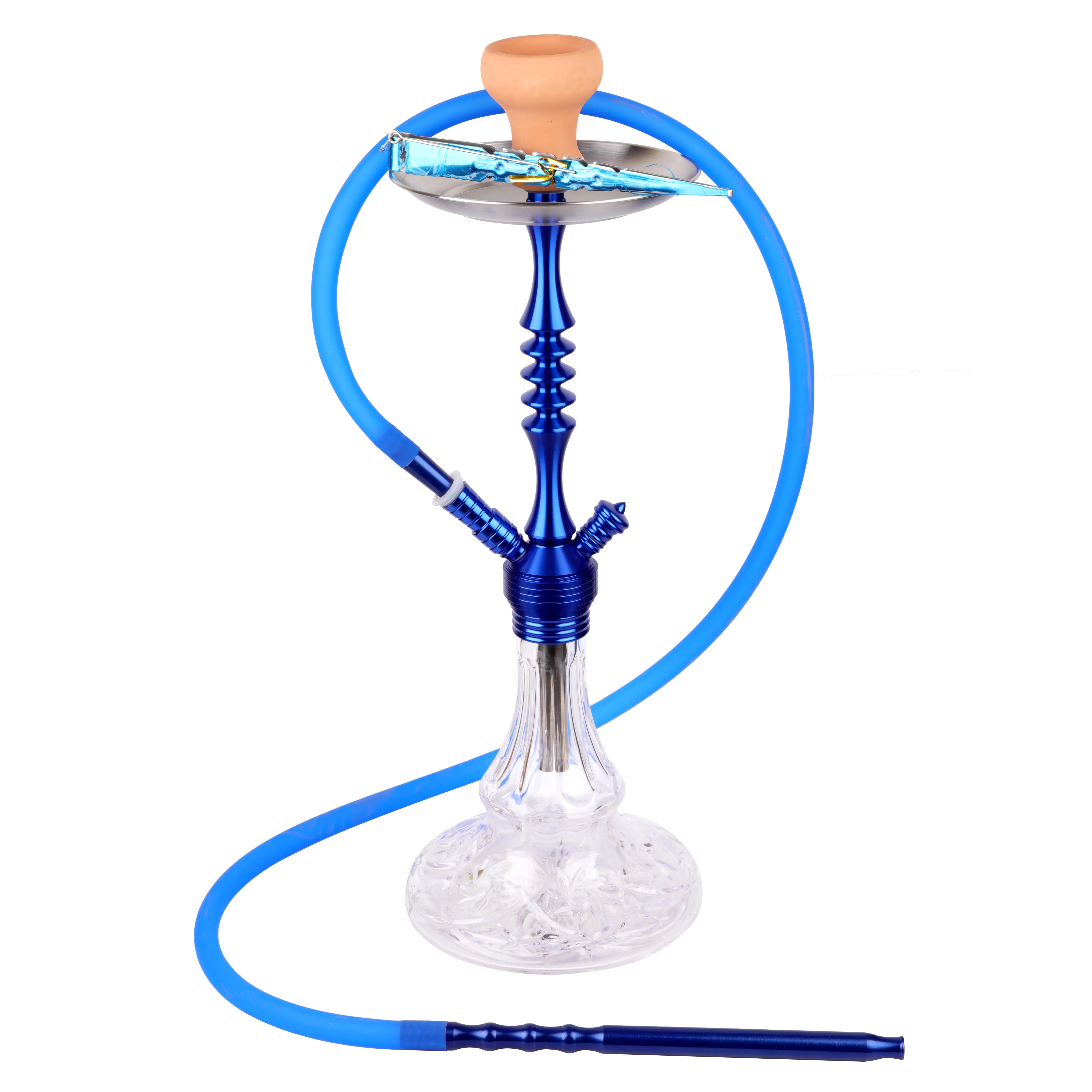 Gunter Factory Wholesale Metal Hookah High Quality Smoking Pipe Shisha 1 Hose Hookah