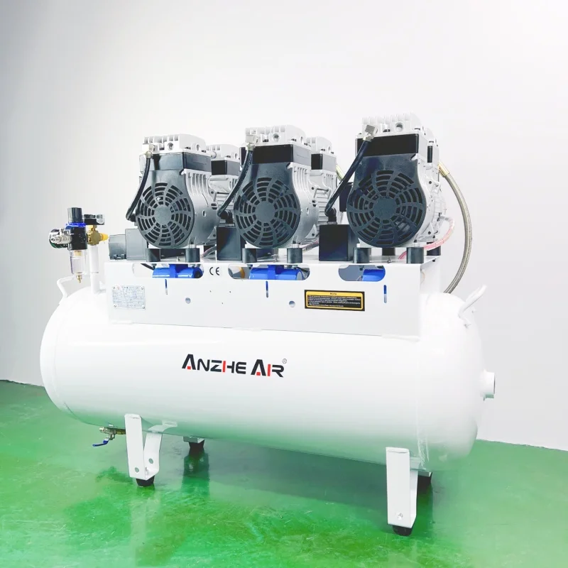 Silent Oil Free Air Compressor High Quality Dental Supply Built In Silent Oilfree Air Compressor