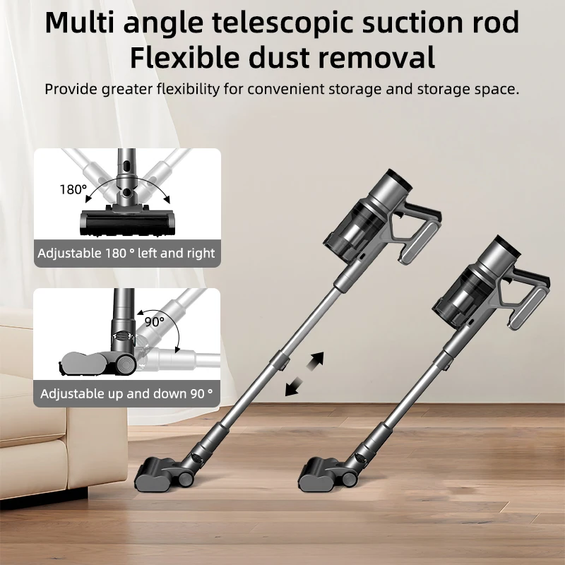 Wireless Battery Silent Vacuum Cleaner Super Clean Handheld Cordless Vacuum Cleaner 2000mAh